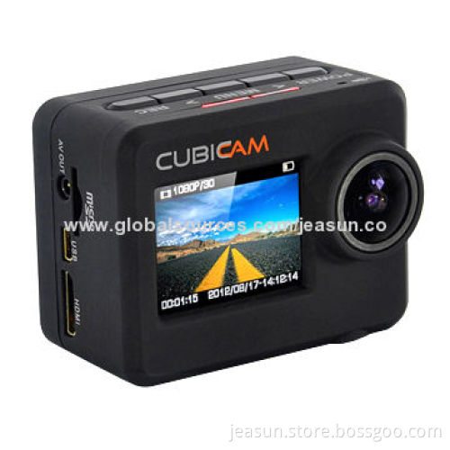1,080P 50m Waterproof Sports Action Camera with Remote Controller